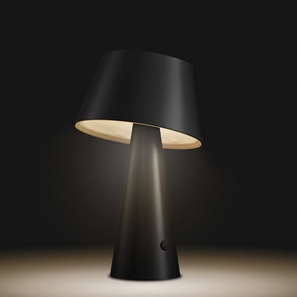 Επιτραπέζιο ηλιακό φωτιστικό Tizia black TIZIA-N 